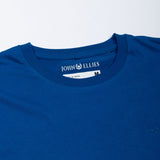 Trion Blue Cotton Plain T-Shirt