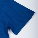 Trion Blue Cotton Plain T-Shirt