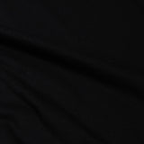Trion Black Cotton Plain T-Shirt