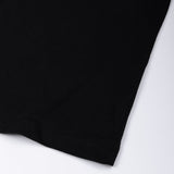 Trion Black Cotton Plain T-Shirt