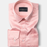 Montor Peach Premium Satin Men's Shirt