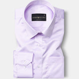 Montor Lavender Premium Satin Men's Shirt