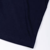 Trion Navy Blue Cotton Plain T-Shirt