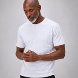 Trion White Cotton Plain T-Shirt