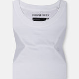 Trion White Cotton Plain T-Shirt
