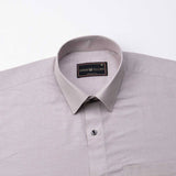 Maverick Sand Solid Linen Formal Shirt