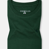 Trion Green Cotton Plain T-Shirt