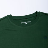 Trion Green Cotton Plain T-Shirt