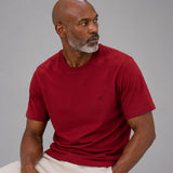 Trion Red Cotton Plain T-Shirt