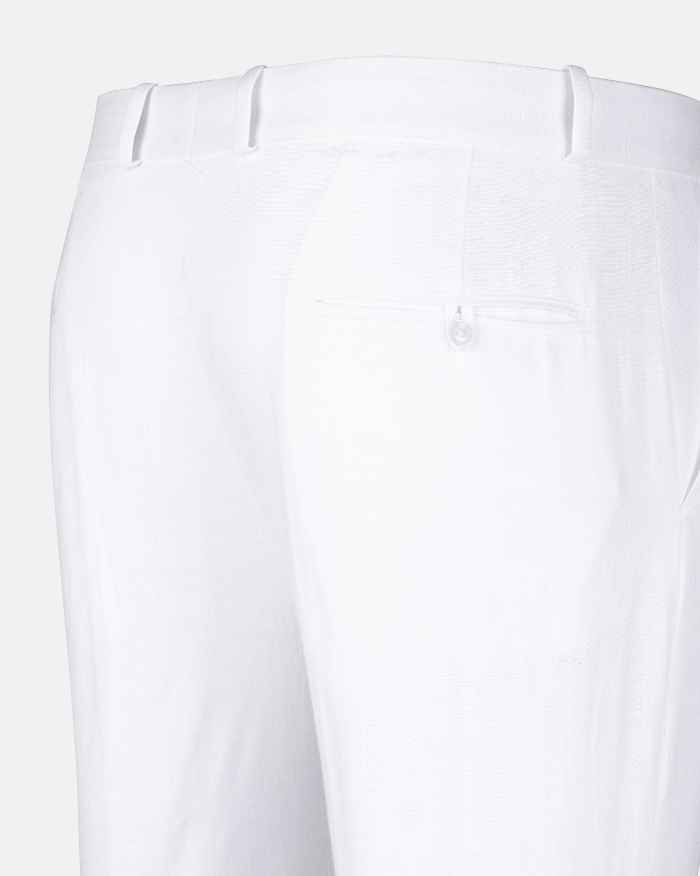 Zalix White Linen Formal Pant - John Ellies