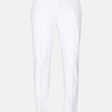 Zalix White Linen Formal Pant - John Ellies