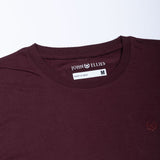 Trion Maroon Cotton Plain T-Shirt