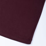 Trion Maroon Cotton Plain T-Shirt