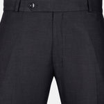 Zalix Black Linen Formal Pant - John Ellies