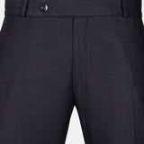 Zalix Black Linen Formal Pant - John Ellies