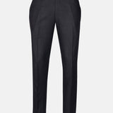 Zalix Black Linen Formal Pant - John Ellies