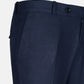 Zalix Navy Blue Linen Formal Pant - John Ellies