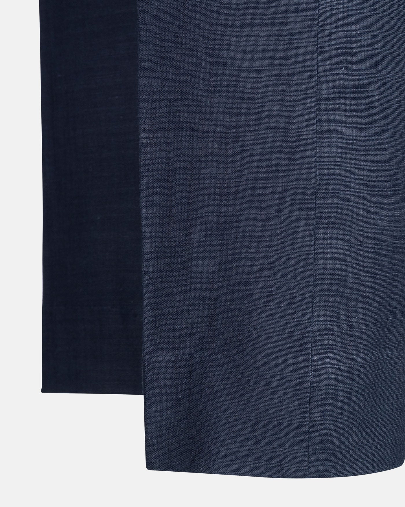 Zalix Navy Blue Linen Formal Pant - John Ellies