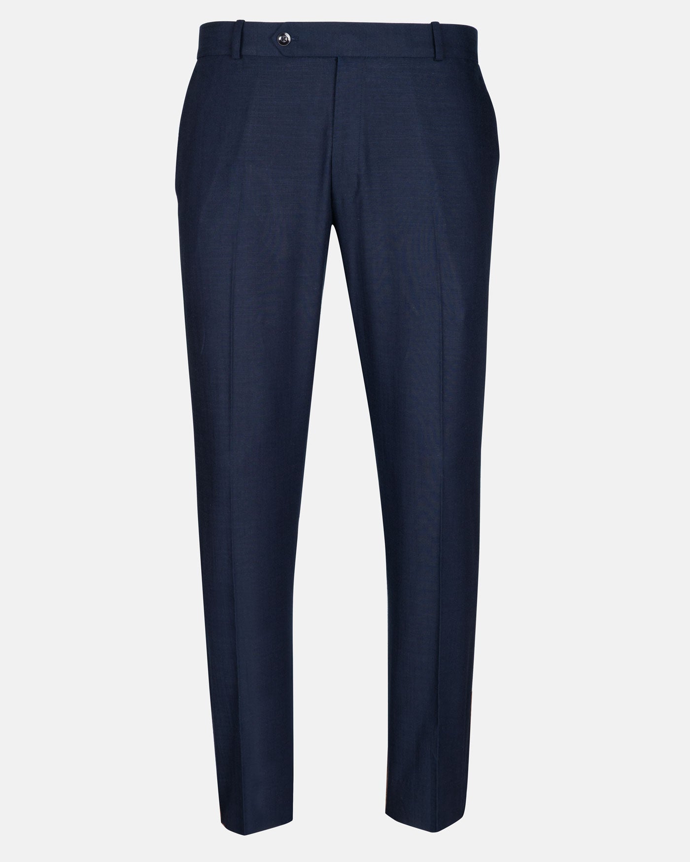 Zalix Navy Blue Linen Formal Pant - John Ellies