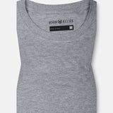 Trion Silver Cotton Plain T-Shirt