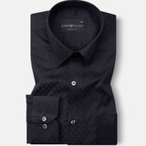 Velours Black Velvet Dubby Cotton Shirt