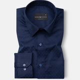 Velours Blue Velvet Dubby Cotton Shirt