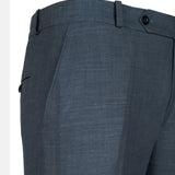 Zalix Teal Linen Formal Pant - John Ellies