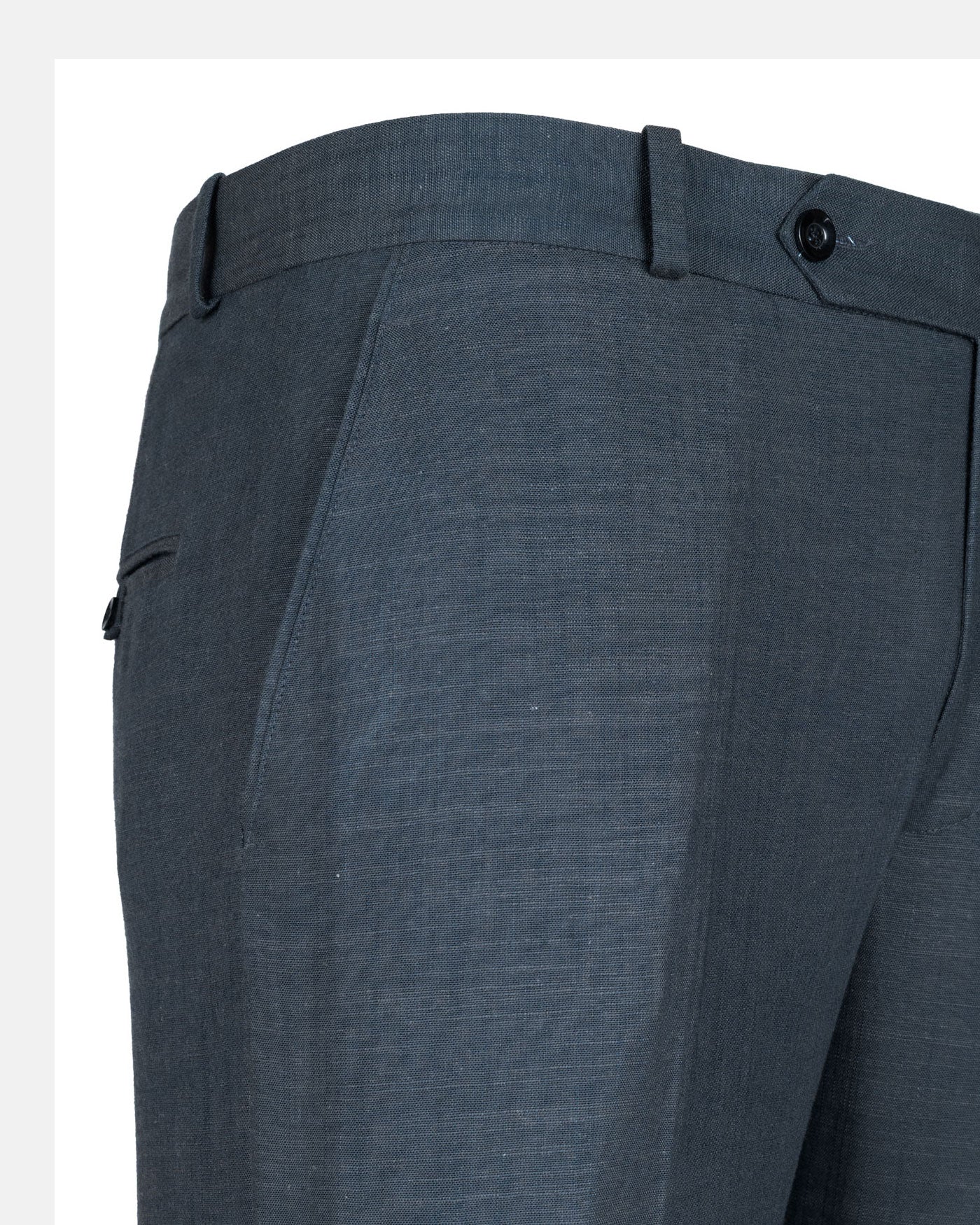 Zalix Teal Linen Formal Pant - John Ellies