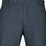 Zalix Teal Linen Formal Pant - John Ellies