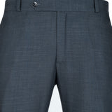Zalix Teal Linen Formal Pant - John Ellies