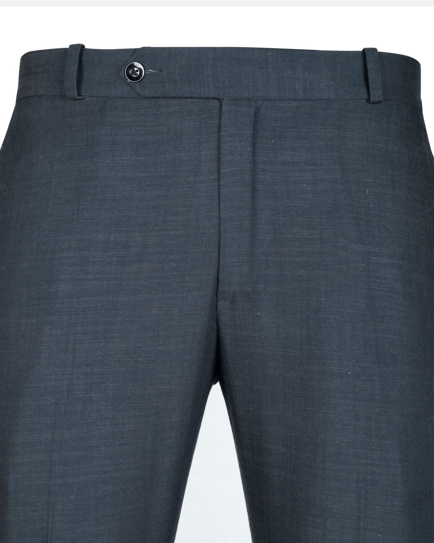 Zalix Teal Linen Formal Pant - John Ellies