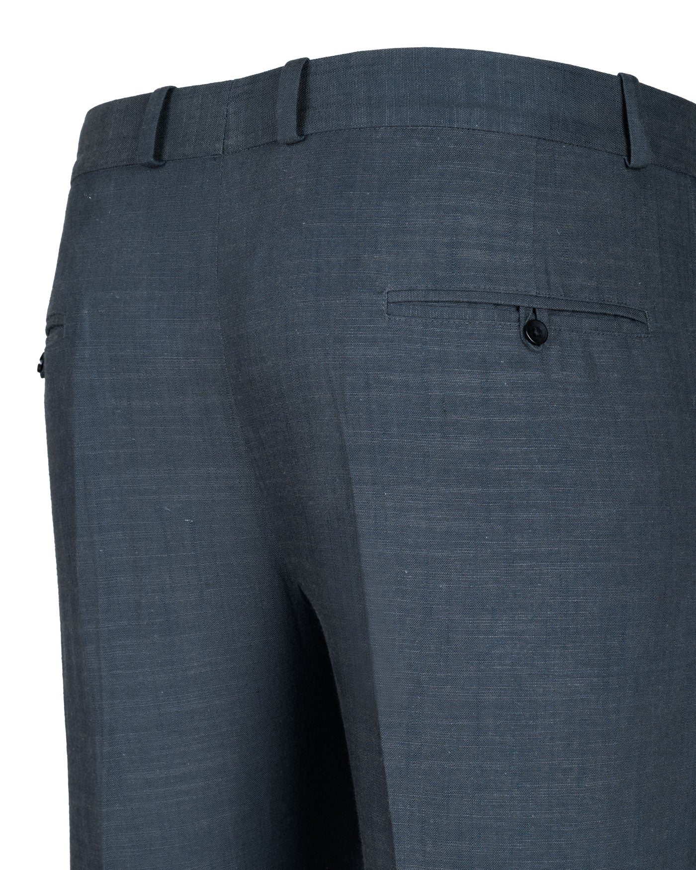 Zalix Teal Linen Formal Pant - John Ellies