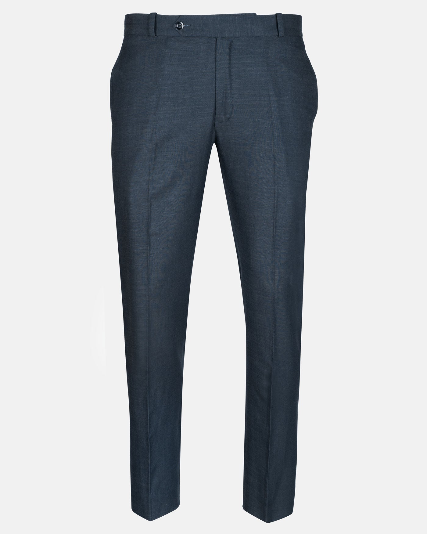 Zalix Teal Linen Formal Pant - John Ellies