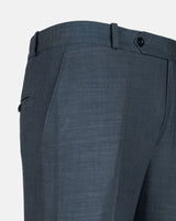 Zalix Teal Linen Formal Pant