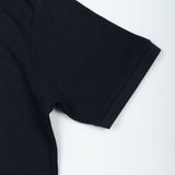Arcadia Navy Blue Cotton Plain Polo T-Shirt