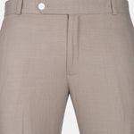 Zalix Tan Linen Formal Pant - John Ellies