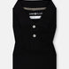 Arcadia Black Cotton Plain Polo T-Shirt - John Ellies