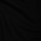 Arcadia Black Cotton Plain Polo T-Shirt
