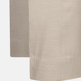 Zalix Cream Linen Formal Pant - John Ellies