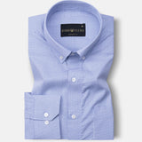 Azoresma Sky Blue Cotton Textured Shirt