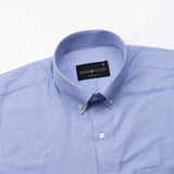 Azoresma Sky Blue Cotton Textured Shirt