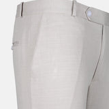 Zalix Bone Linen Formal Pant - John Ellies