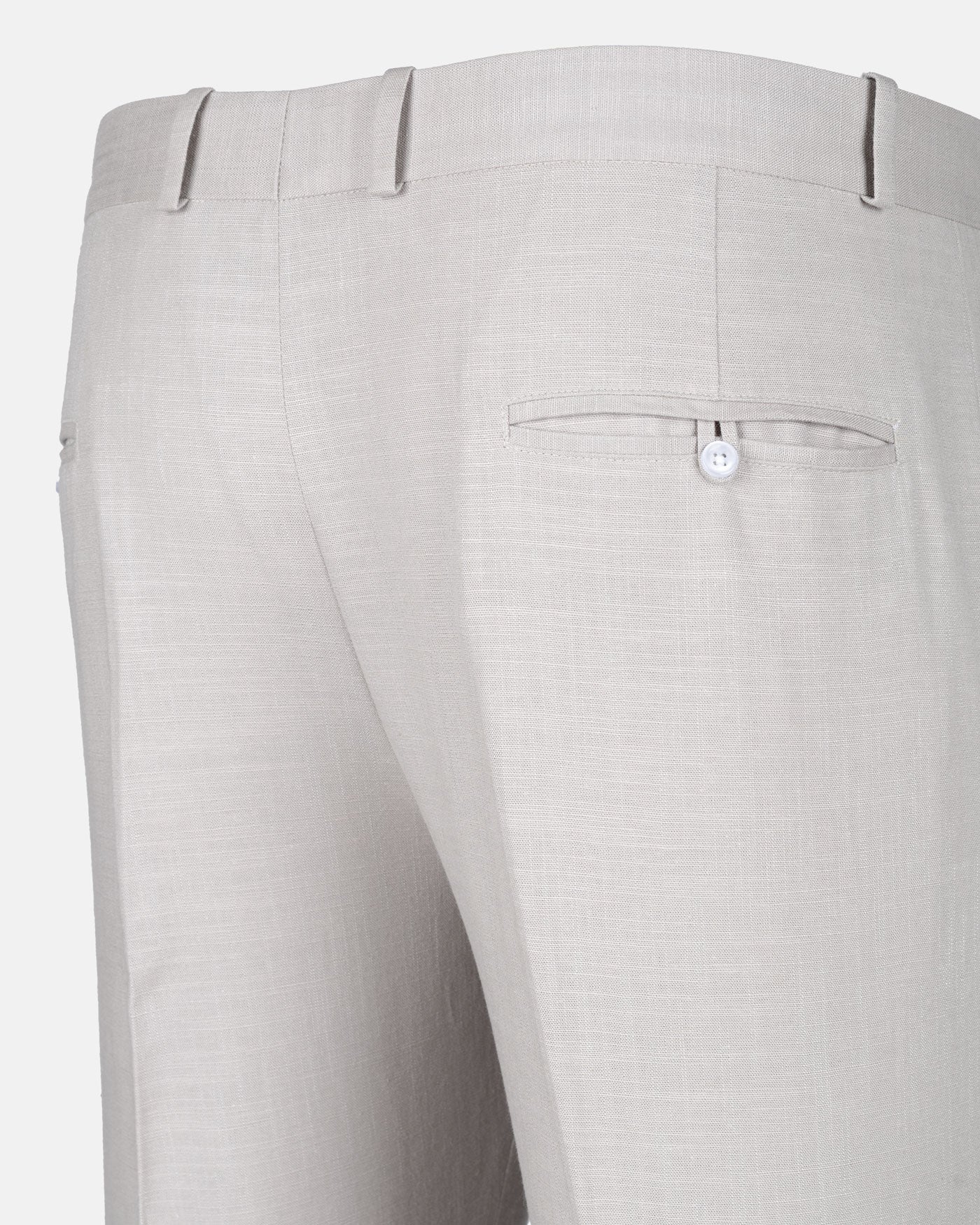 Zalix Bone Linen Formal Pant - John Ellies