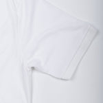 Arcadia White Cotton Plain Polo T-Shirt - John Ellies