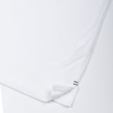 Arcadia White Cotton Plain Polo T-Shirt - John Ellies