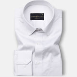 Crozet Parry Daisy White Giza Cotton Shirt