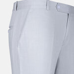 Zalix Silver Linen Formal Pant - John Ellies
