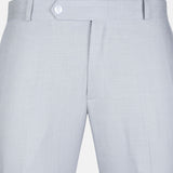 Zalix Silver Linen Formal Pant - John Ellies