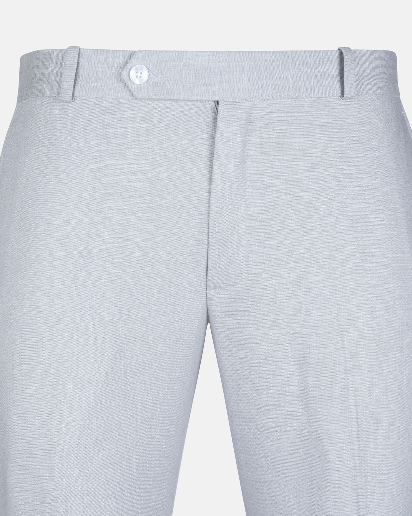 Zalix Silver Linen Formal Pant - John Ellies