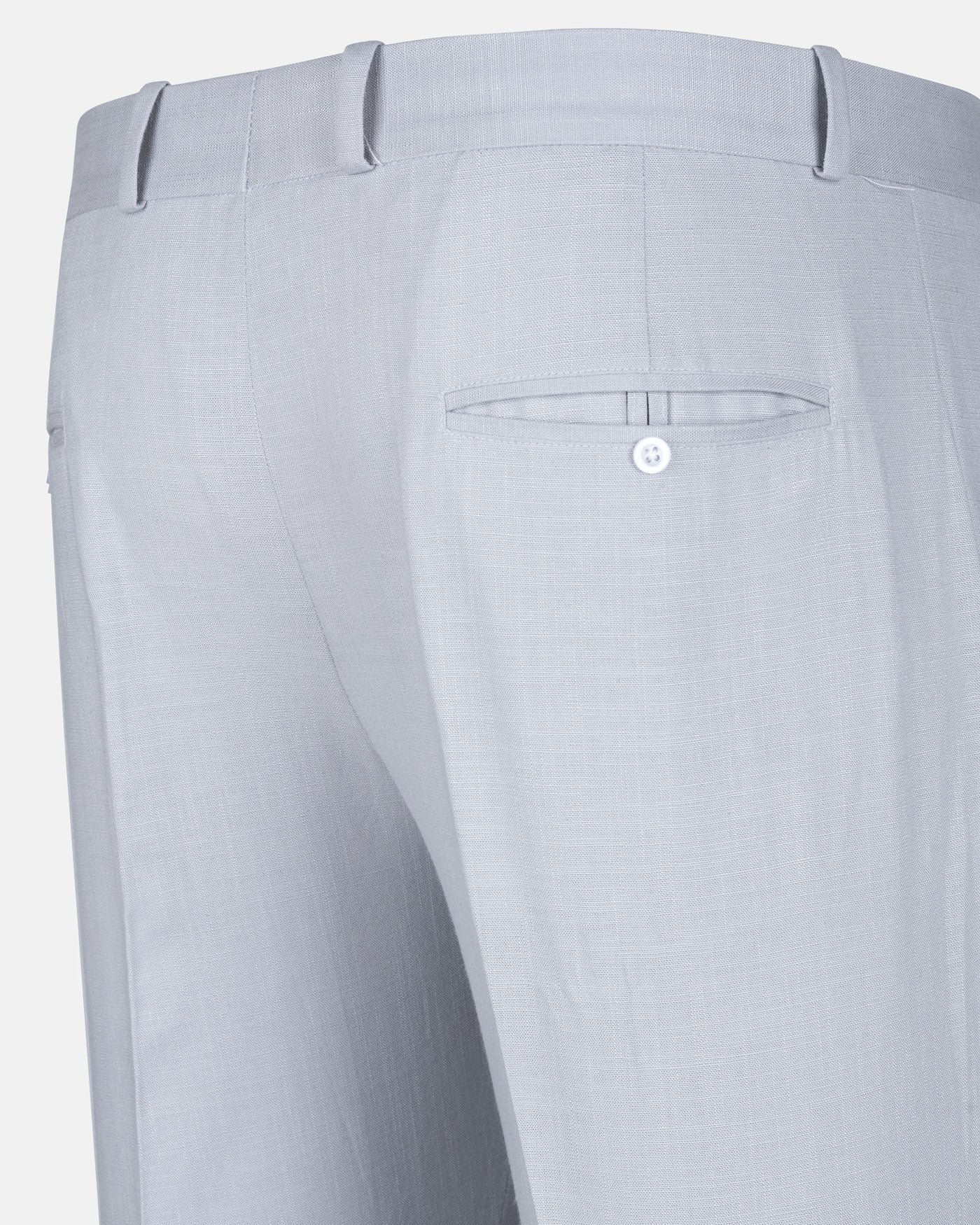 Zalix Silver Linen Formal Pant - John Ellies